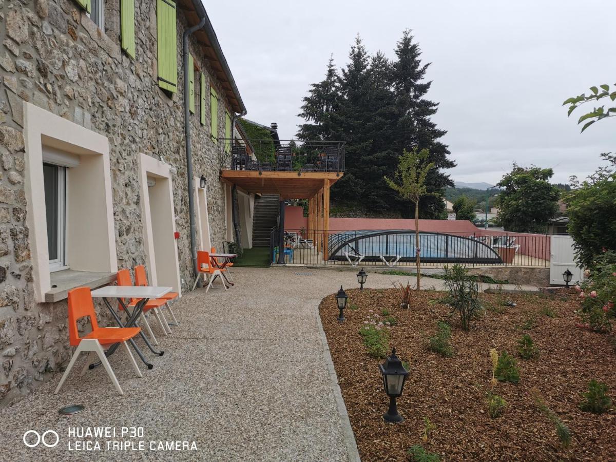 Hotel Des Négociants Lamastre Exterior foto